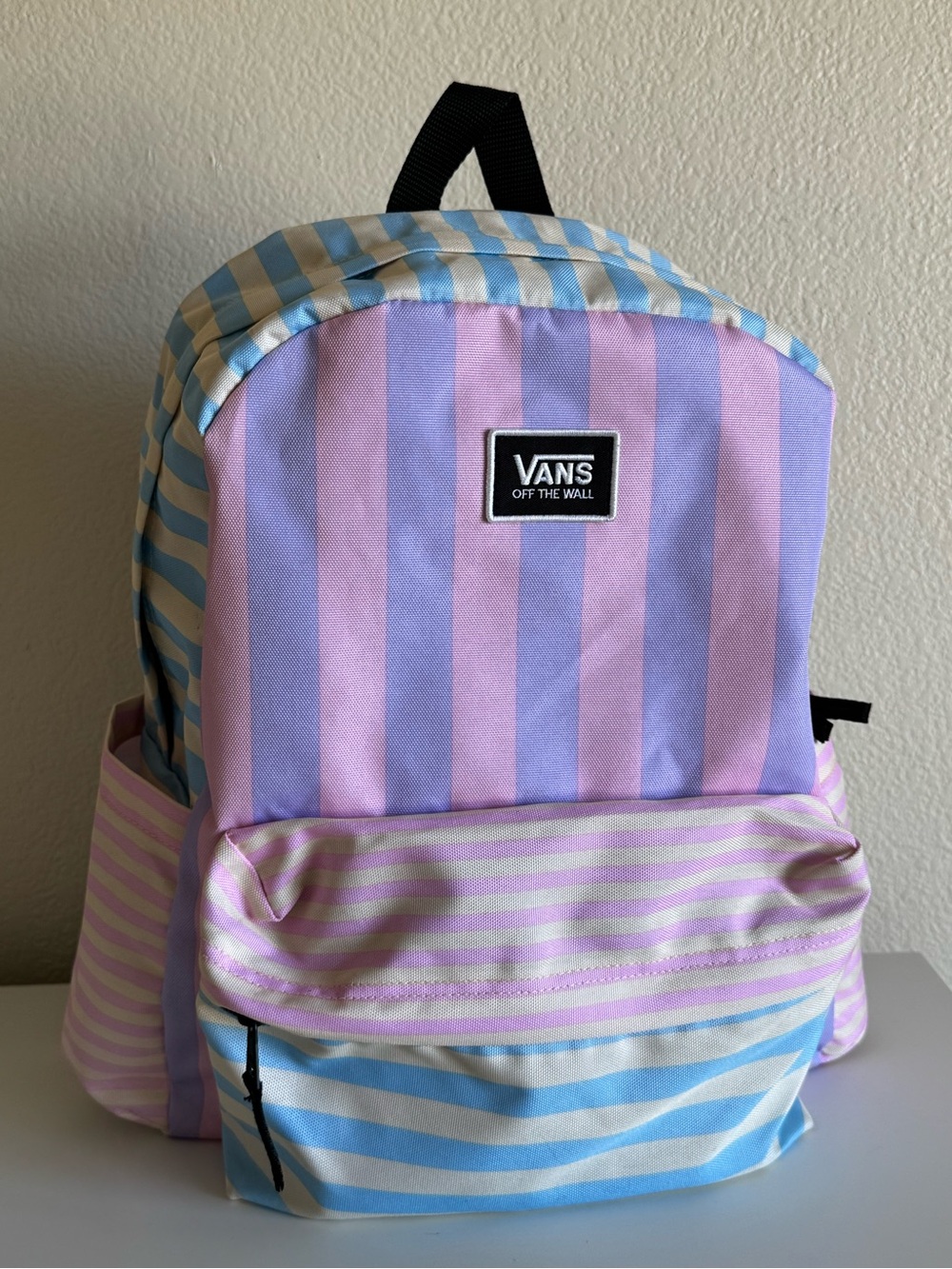 Vans Striped Lightweight Backpack - Many Pockets
